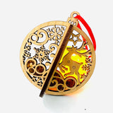Beautiful 3D Amber Bauble Mosaic Decoration