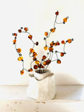 Amber Wire Bouquet in Clay Pot ‘Tree of Happiness’