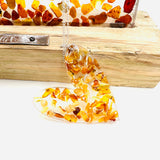 Amber Heart Pendant