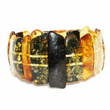 Uneven Baltic Amber Pieces Bracelet