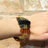 Uneven Baltic Amber Pieces Bracelet