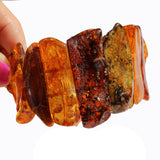 Semi-polished Honey Amber Bracelet