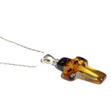 Large Baltic Amber CROSS Pendant