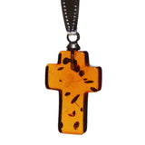 Large Baltic Amber CROSS Pendant