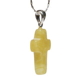 Small Baltic Amber CROSS Pendant