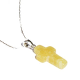 Small Baltic Amber CROSS Pendant