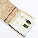 Ideal pair of honey/green/cherry amber earrings to accessorize with your outfit