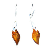 Ideal pair of honey/green/cherry amber earrings to accessorize with your outfit