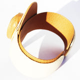 Leather & Honey Baltic Amber Bracelet