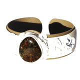 Leather & Honey Baltic Amber Bracelet