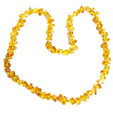 Small Bead Roundish Amber Necklace