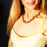 Baltic Amber Necklace - Full Carnival