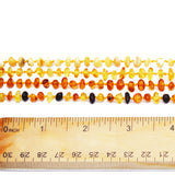 Small Bead Roundish Amber Necklace
