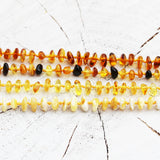 Small Bead Roundish Amber Necklace