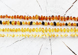 Small Bead Roundish Amber Necklace