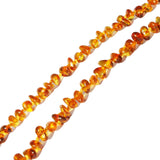 Small Bead Roundish Amber Necklace