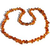 Small Bead Roundish Amber Necklace