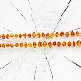 Small Bead Roundish Amber Necklace