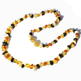 Small Bead Roundish Amber Necklace