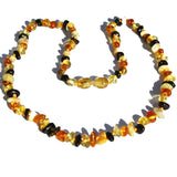 Small Bead Roundish Amber Necklace