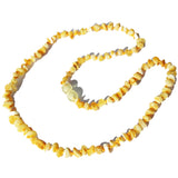Small Bead Roundish Amber Necklace