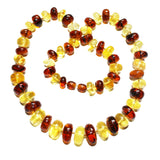 Beautiful Baltic Honey Amber Necklace 21.5 inch.
