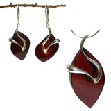 Intricate drop earrings are full of style and elegance