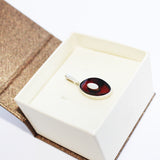 Individually Crafted Oval Portions of Amber Drop Pendant