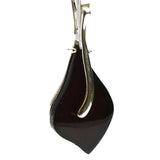 Pretty shaped honey or cherry coloured amber drop earrings