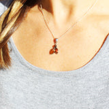 Silver Green or Cognac Baltic Amber Pendant