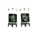 Creative Silver Green or Honey Baltic Amber Pendant or Studs
