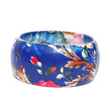 Wide FLORAL BANGLES
