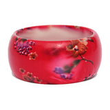 Wide FLORAL BANGLES