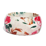 Wide FLORAL BANGLES