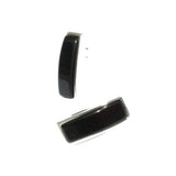 Oblong Green/Honey/Cherry/Lemon Amber Stud Earrings