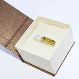 Oblong Green/Honey/Cherry/Lemon Amber Stud Earrings