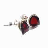 Cute Little honey/green/cherry Amber Drop Stud Earrings