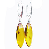 Amber Honey Drop Earrings