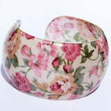 Lively Floral Resin Cuff