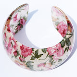Lively Floral Resin Cuff