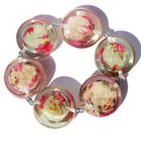 Floral Resin Bracelet