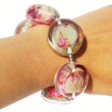 Floral Resin Bracelet