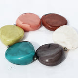 Pale Colour Resin Bracelet