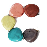 Pale Colour Resin Bracelet