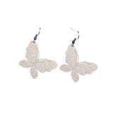 Cream Vintage Butterfly Earrings