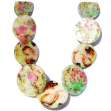 Shell Necklace - Angels, Floral Patterns