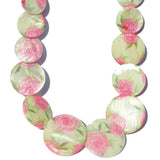 Shell Necklace - Angels, Floral Patterns