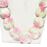 Shell Necklace - Angels, Floral Patterns