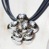 Silver Flower Necklace-Pendant