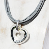 Three Loose Heart Necklace